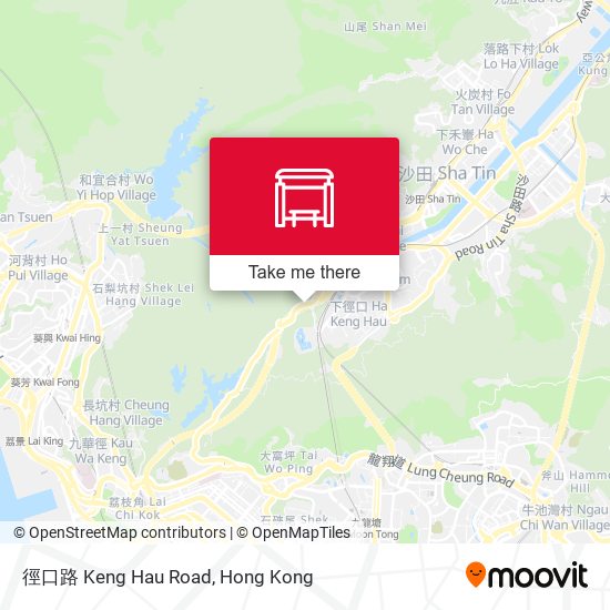 徑口路 Keng Hau Road map