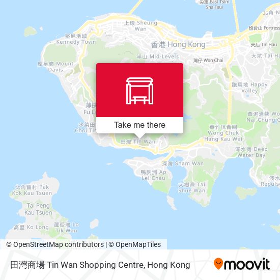 田灣商場 Tin Wan Shopping Centre map