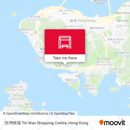 田灣商場 Tin Wan Shopping Centre地圖