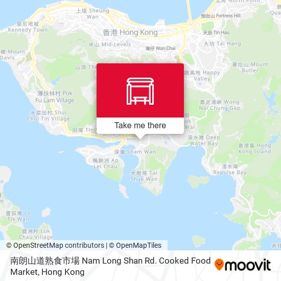 南朗山道熟食市場 Nam Long Shan Rd. Cooked Food Market map