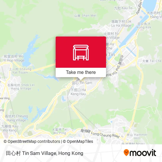 田心村 Tin Sam Village map