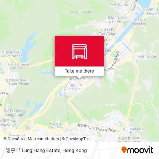 隆亨邨 Lung Hang Estate地圖