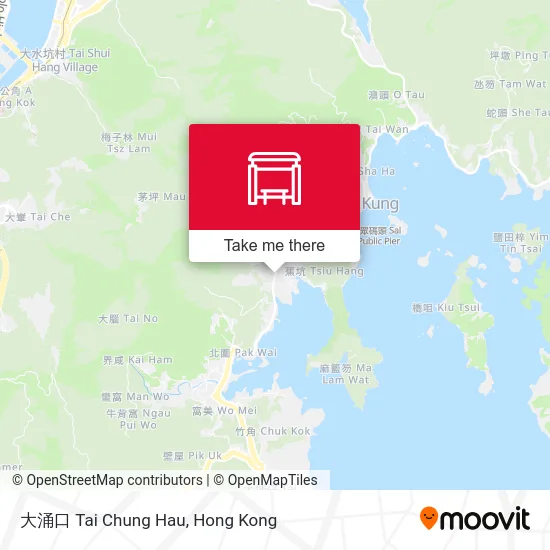 大涌口 Tai Chung Hau map
