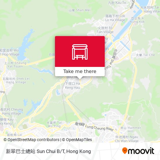 新翠巴士總站 Sun Chui B/T map