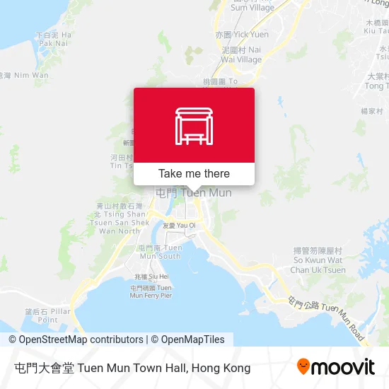 屯門大會堂 Tuen Mun Town Hall map
