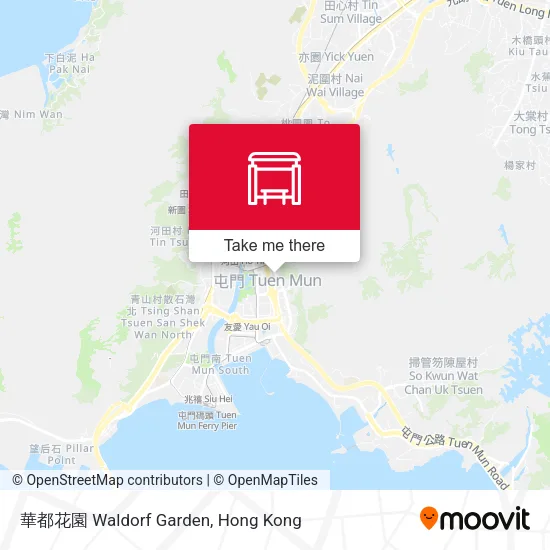 華都花園 Waldorf Garden map