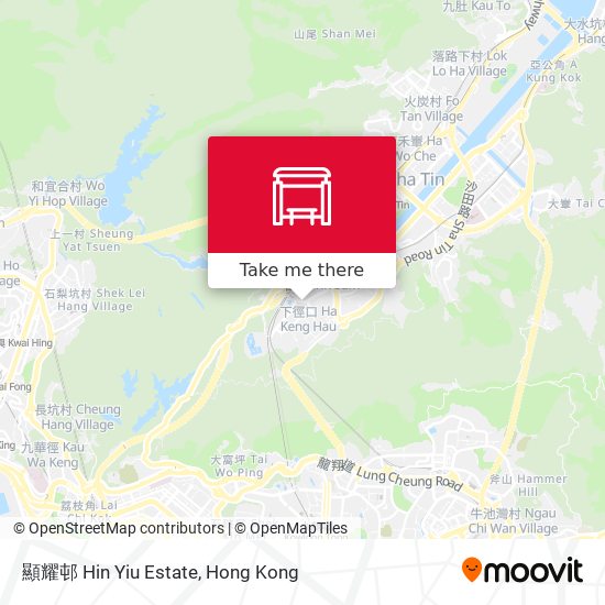 顯耀邨 Hin Yiu Estate map