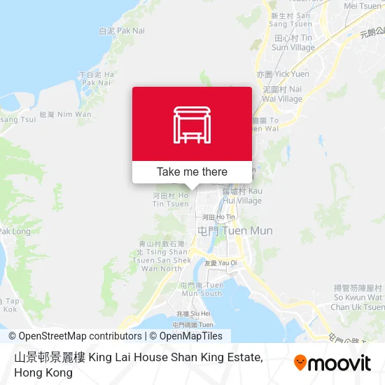 山景邨景麗樓 King Lai House Shan King Estate map