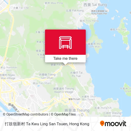 打鼓嶺新村 Ta Kwu Ling San Tsuen map