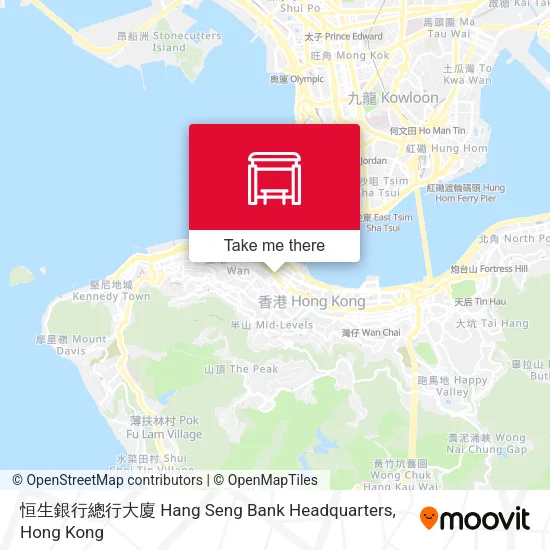 恒生銀行總行大廈 Hang Seng Bank Headquarters map