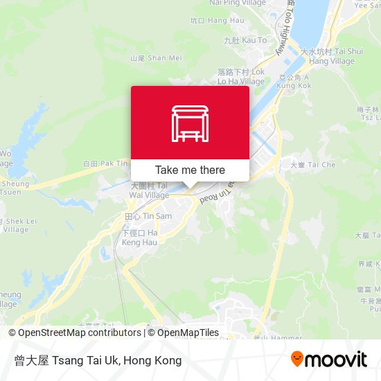 曾大屋 Tsang Tai Uk map