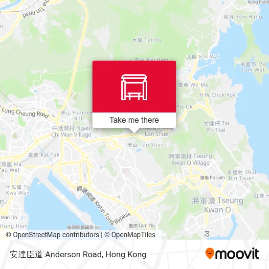 安達臣道 Anderson Road map