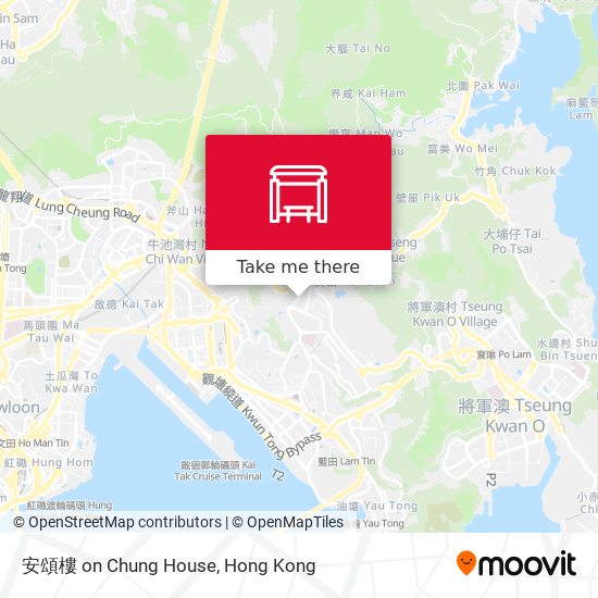 安頌樓 on Chung House map