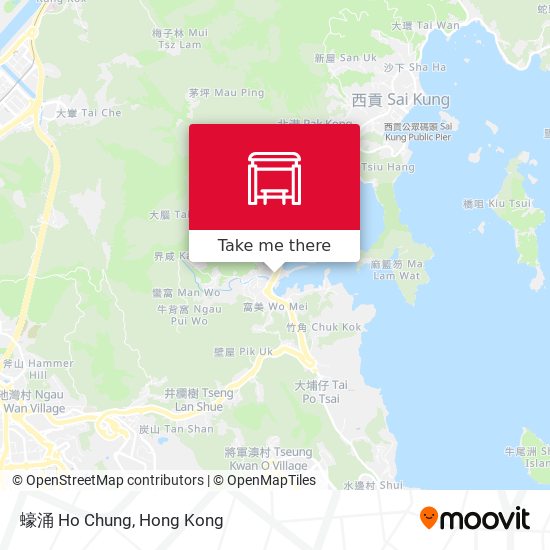 蠔涌 Ho Chung map