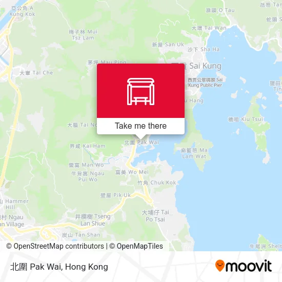 北圍 Pak Wai map