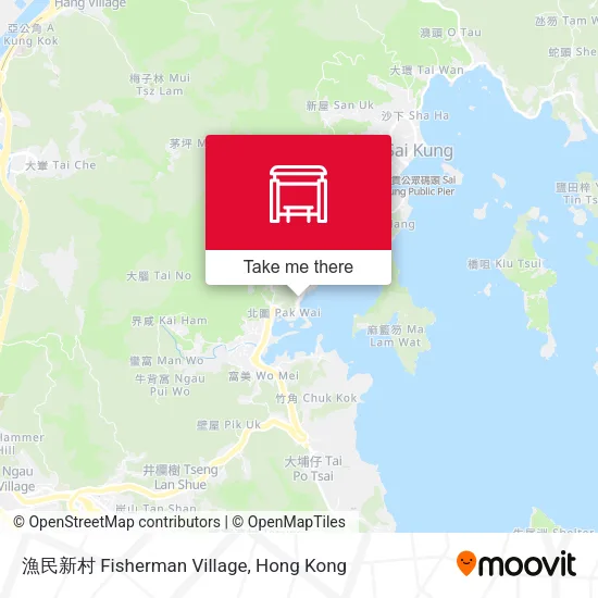 漁民新村 Fisherman Village地圖