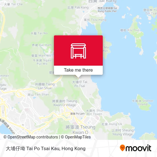 大埔仔坳 Tai Po Tsai Kau map