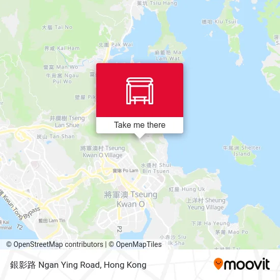 銀影路 Ngan Ying Road map