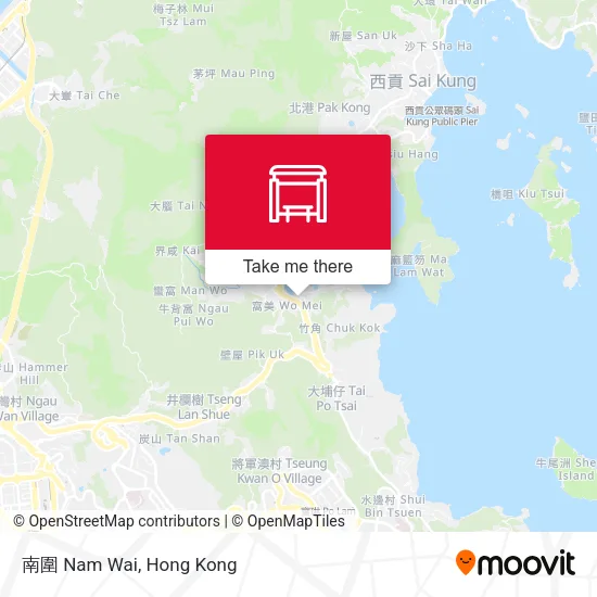 南圍 Nam Wai map