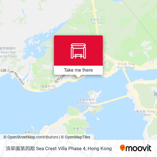 浪翠園第四期 Sea Crest Villa Phase 4 map