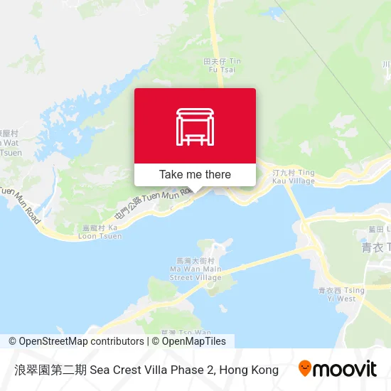浪翠園第二期 Sea Crest Villa Phase 2地圖