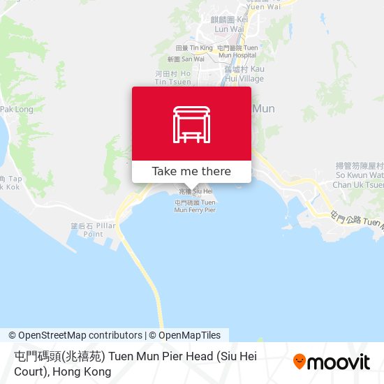 屯門碼頭(兆禧苑) Tuen Mun Pier Head (Siu Hei Court) map