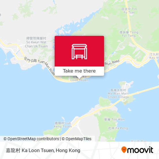 嘉龍村 Ka Loon Tsuen map