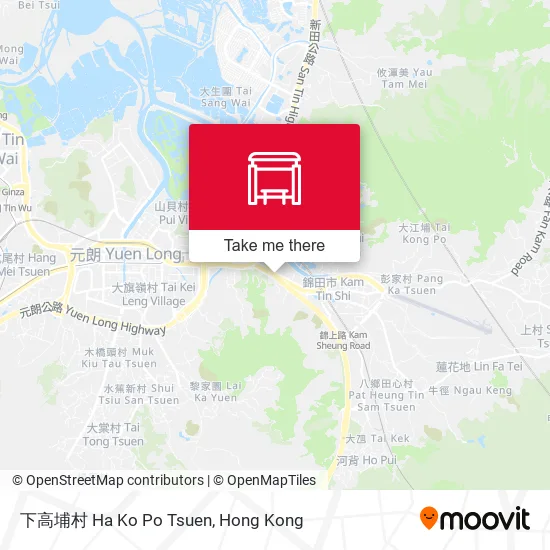 下高埔村 Ha Ko Po Tsuen map