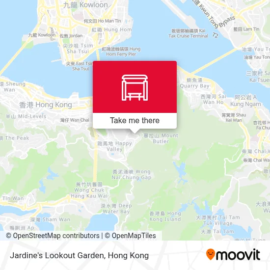 渣甸山花園 Jardine's Lookout Garden地圖