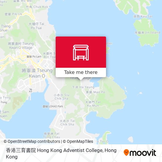 香港三育書院 Hong Kong Adventist College地圖