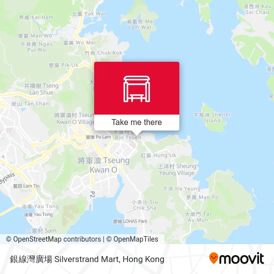 銀線灣廣場 Silverstrand Mart map
