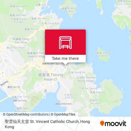 聖雲仙天主堂 St. Vincent Catholic Church map