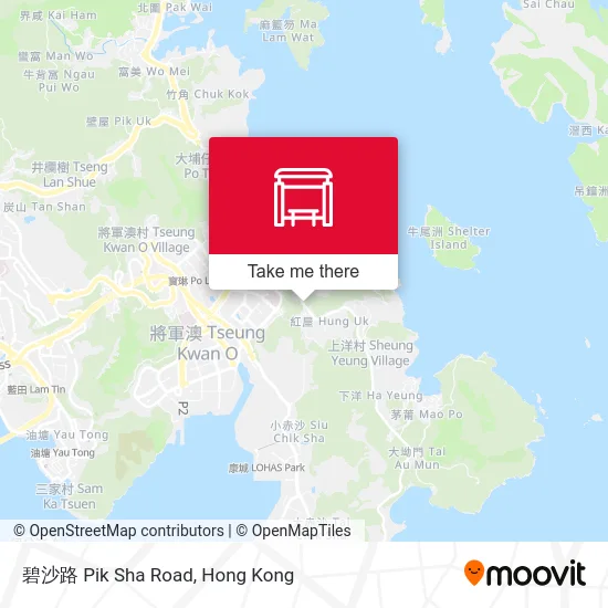 碧沙路 Pik Sha Road map