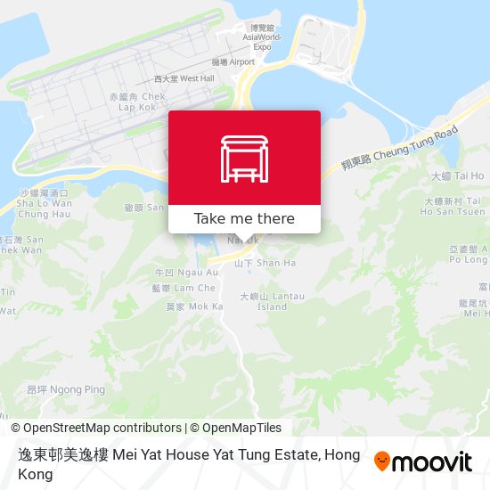 逸東邨美逸樓 Mei Yat House Yat Tung Estate map
