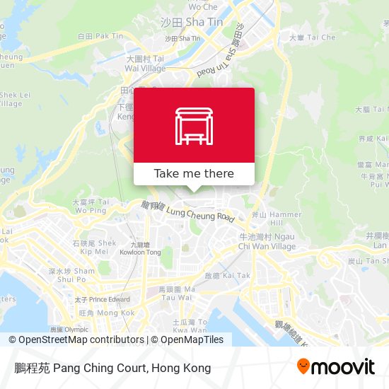 鵬程苑 Pang Ching Court map