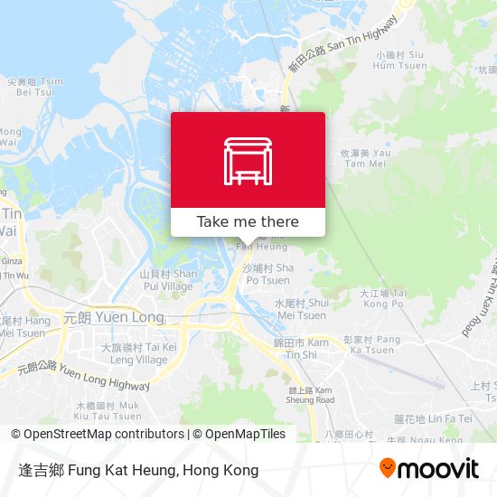 逢吉鄉 Fung Kat Heung map