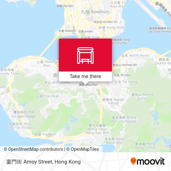 廈門街 Amoy Street map