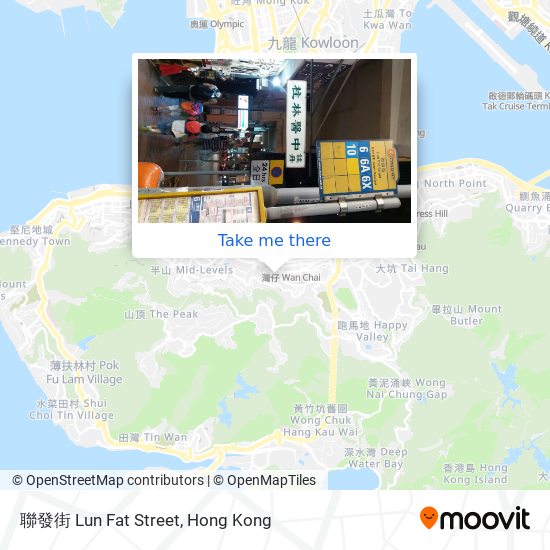 聯發街 Lun Fat Street map