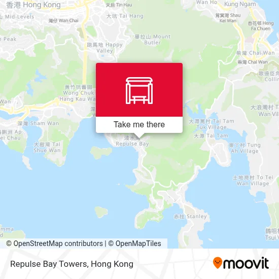 保華大廈 Repulse Bay Towers map