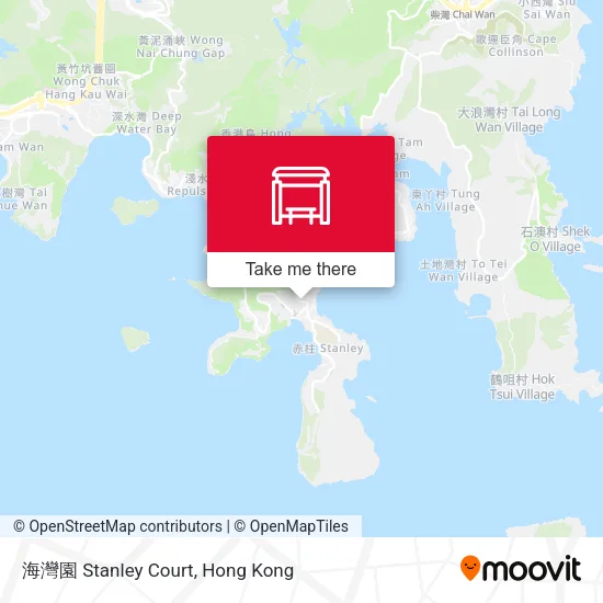 海灣園 Stanley Court map