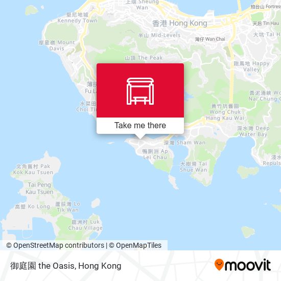 御庭園 the Oasis map