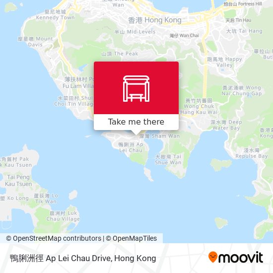 鴨脷洲徑 Ap Lei Chau Drive map