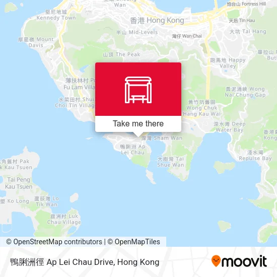 鴨脷洲徑 Ap Lei Chau Drive map
