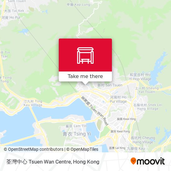 荃灣中心 Tsuen Wan Centre map