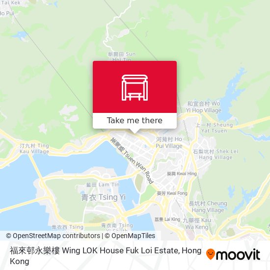 福來邨永樂樓 Wing LOK House Fuk Loi Estate map