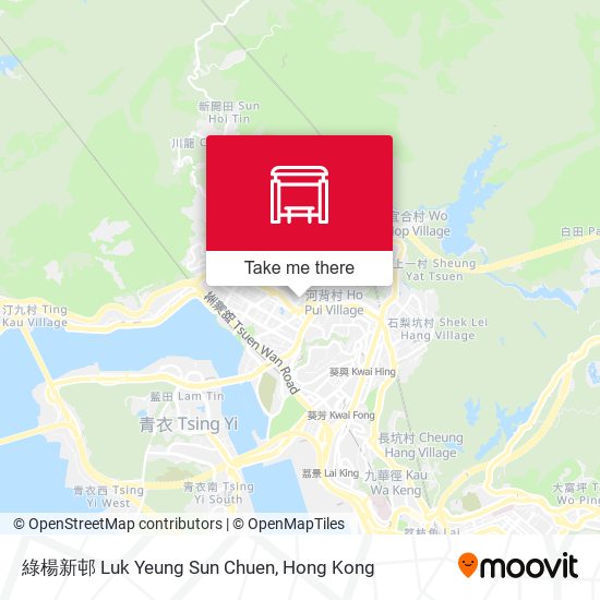 綠楊新邨 Luk Yeung Sun Chuen map