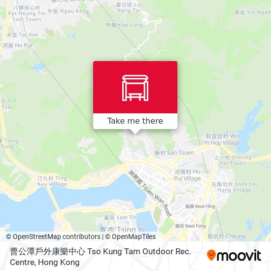 曹公潭戶外康樂中心 Tso Kung Tam Outdoor Rec. Centre map