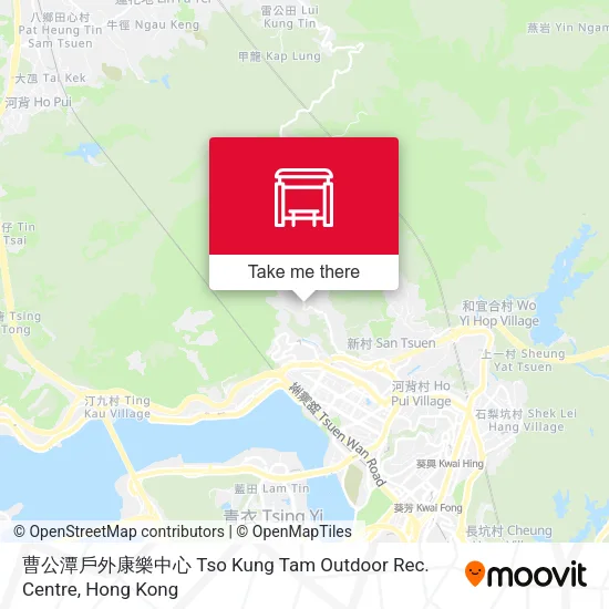 曹公潭戶外康樂中心 Tso Kung Tam Outdoor Rec. Centre地圖