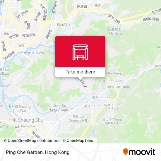 Ping Che Garden map