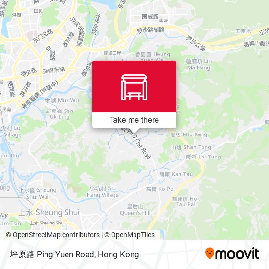 坪原路 Ping Yuen Road map